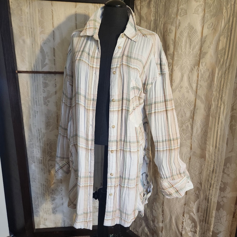 Free People Button Top